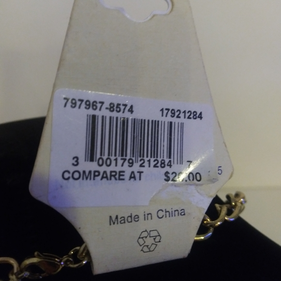 Statement necklace chunky Carol red orange - Picture 5 of 6